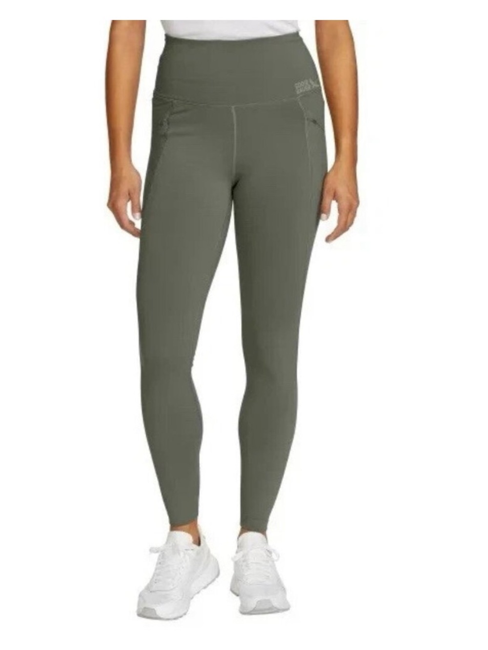 Eddie Bauer Trail Leggings Olive High-Waist